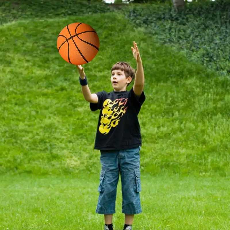 

Silent Basketball PU Basketball Ball Silent Ball Mute Basketball For Indoor Activities Kids Teens Adults Game Practice