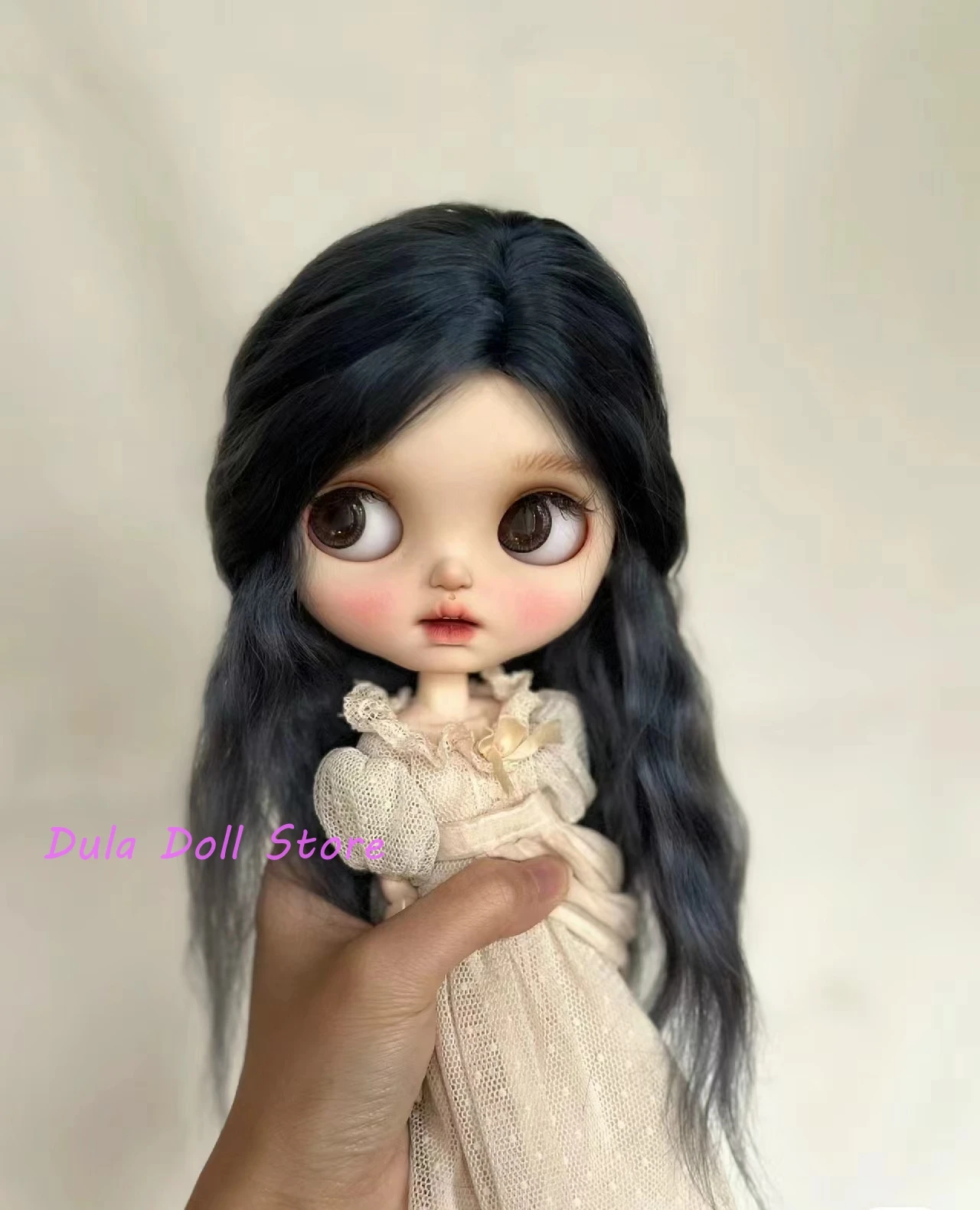 Кукольные парики Dula для Blythe Qbaby, натуральные мохеровые волосы с переходом цвета, Твердые швы для головы 9-10 дюймов (art.: 3920c5e755d0e) - 3920c5e755d0e