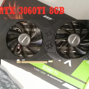 그래픽 카드 RTX 3060 Ti 8G GDDR6 GPU 컴퓨터 PC, 192 비트 DP * 3, PCI Express X16 4.0 게임용 비디오 카드