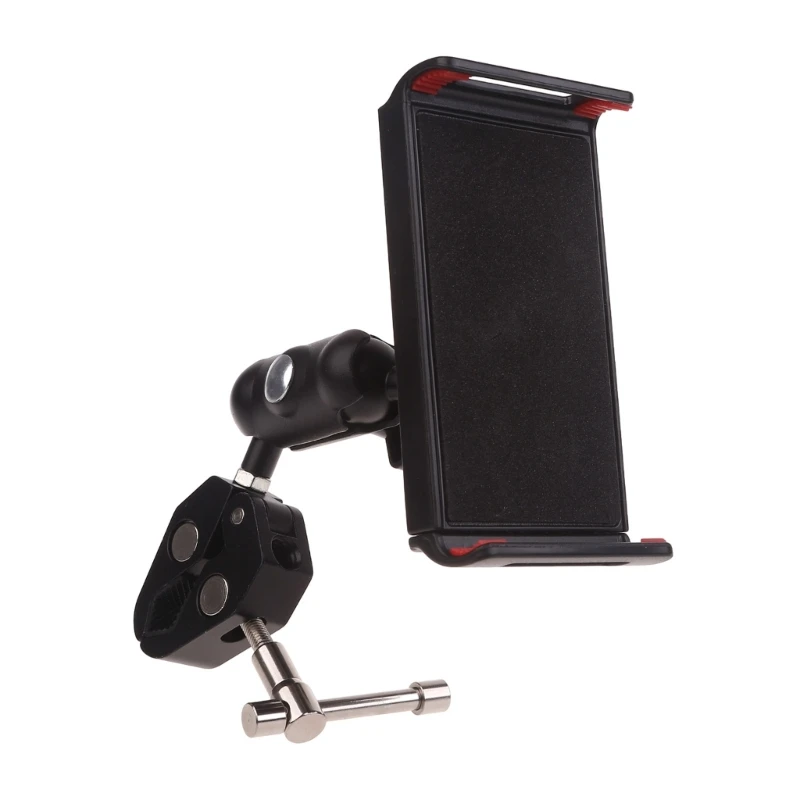 

Rotable Phone Holder Stand Portable Non Slip Tablet Stand Adjustable Tripod Clip Dropship