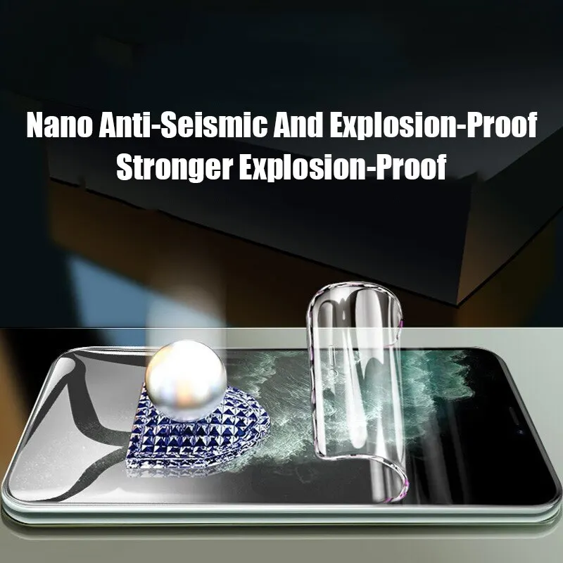 Premium Hydrogel Full-Cover Screen Protector - 4 Pack