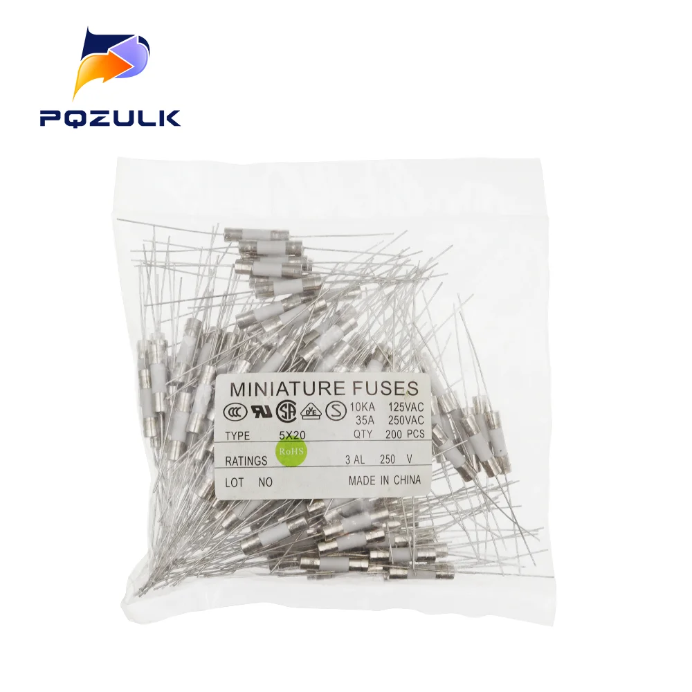 5*20mm Ceramic Fuse Tube Fuse With Pin 5X20MM 250V 0.5A 1A 2A 3A 4A 5A 6A 7A 8A 10A 12A 15A 20A 25A 30A 10PCS ceramic fuse tube fuses