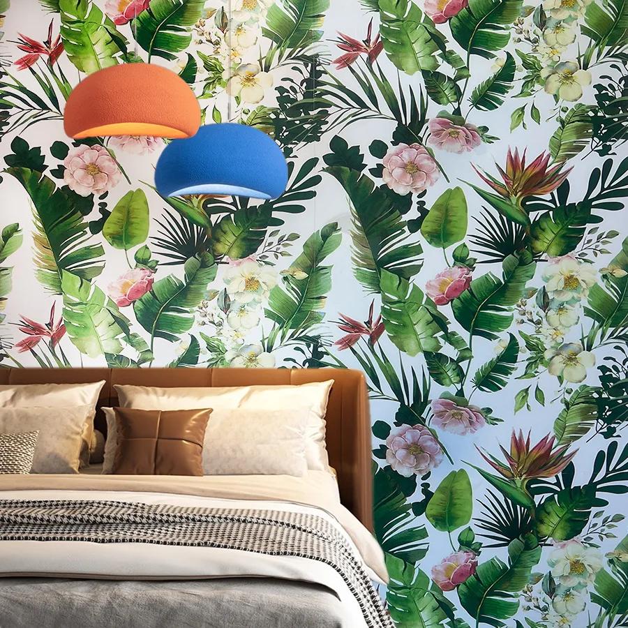 Tropical Rainforest Greenery Self-Adhesive Wallpaper for Home & Restaurant Decor