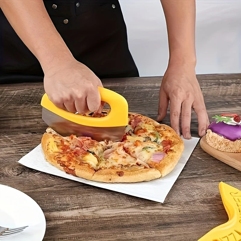 Stainless Steel Pizza Cutter Multi-functional Food Chopper