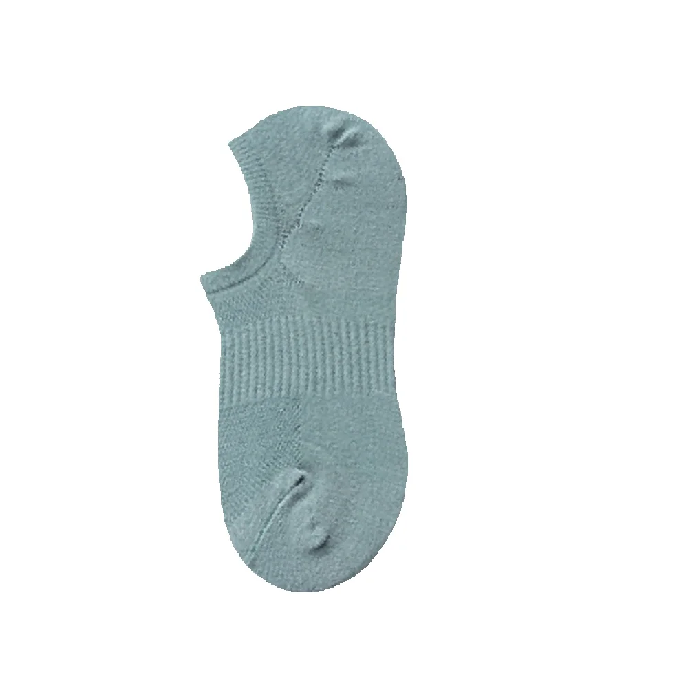 2025e No-Show Low-Cut Spring And Summer Thin Pure Cotton Low-Top Silicone Non-Slip Socks, Men's Invisible Socks_voghion.com