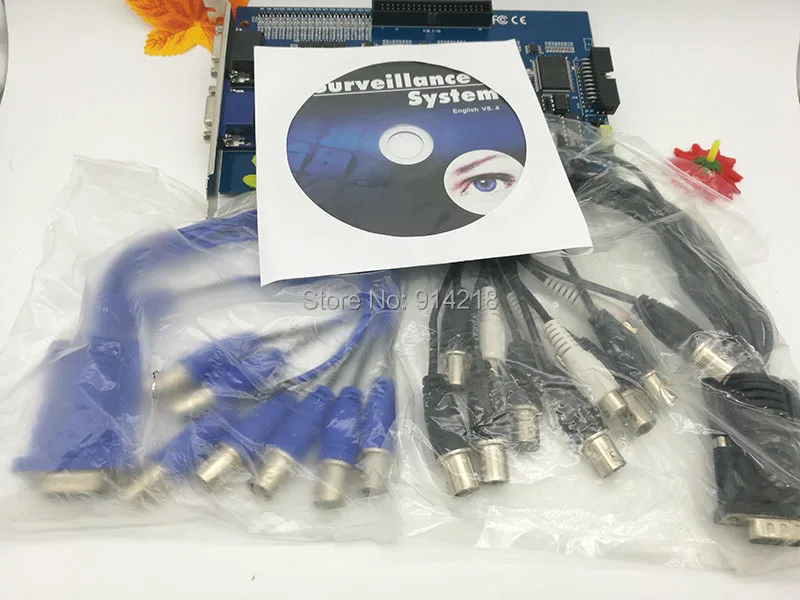 CCTV DVR Card Video Capture Card PAL/NTSC MPEG-4 Compression For CCTV PC System