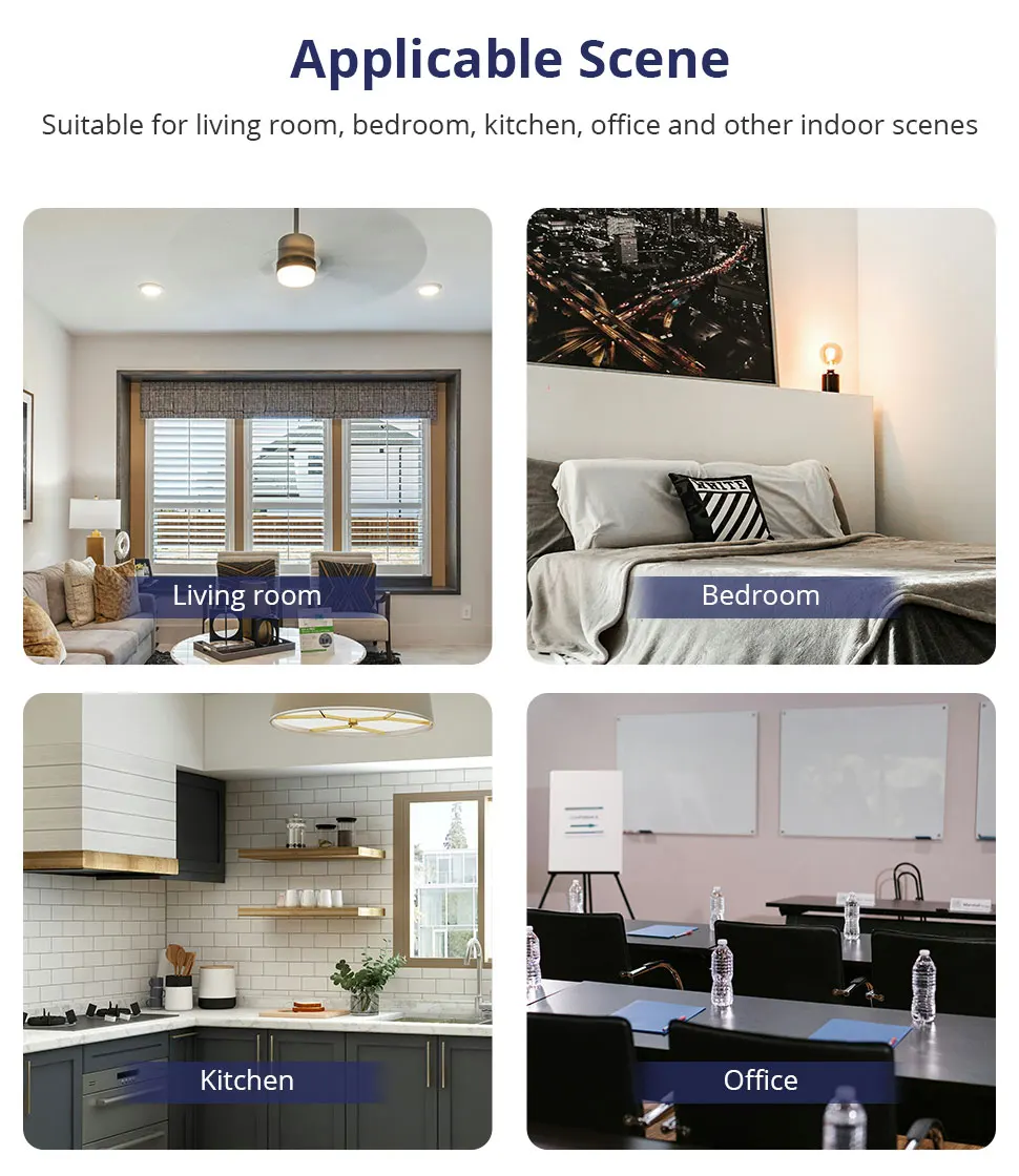 Zemismart Matter WiFi 1 2 3 4 6 Gangs Smart Wandlichtschalter US AU Druckknopf Schwarzer Schalter mit neutralem SmartThings Homekit – Detail 8