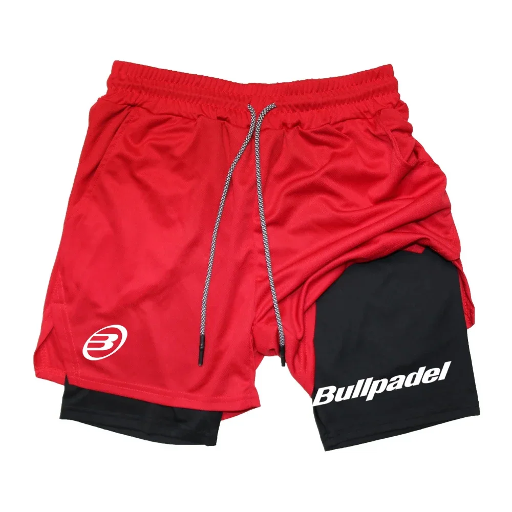 New Men's Sports Shorts Summer Men's Breathable Shorts Quick drying Outdoor Running Sports Leisure 2-in-1 Shorts 3