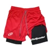 New Men's Sports Shorts Summer Men's Breathable Shorts Quick drying Outdoor Running Sports Leisure 2-in-1 Shorts 3