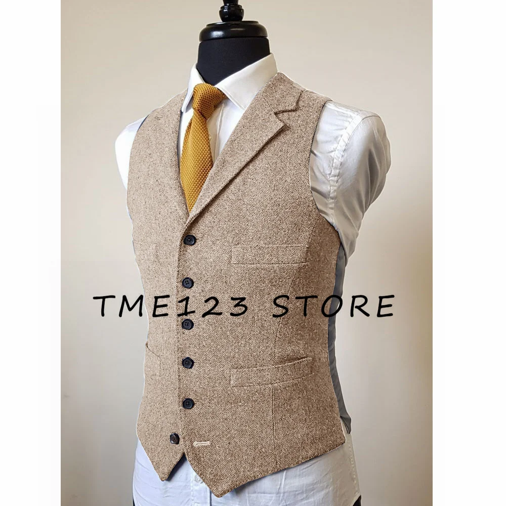 New Men's Vest Business Casual Single Breasted Sleeveless Vest Formal Man Vests for Men Suits Suit Male Summer Gilet Waistcoat