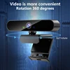 Webcams 4K USB Web Camera with Microphone Autofocus 2K Camera PC Computer Laptop Live Streaming 1080P Webcam for Video Calling 2