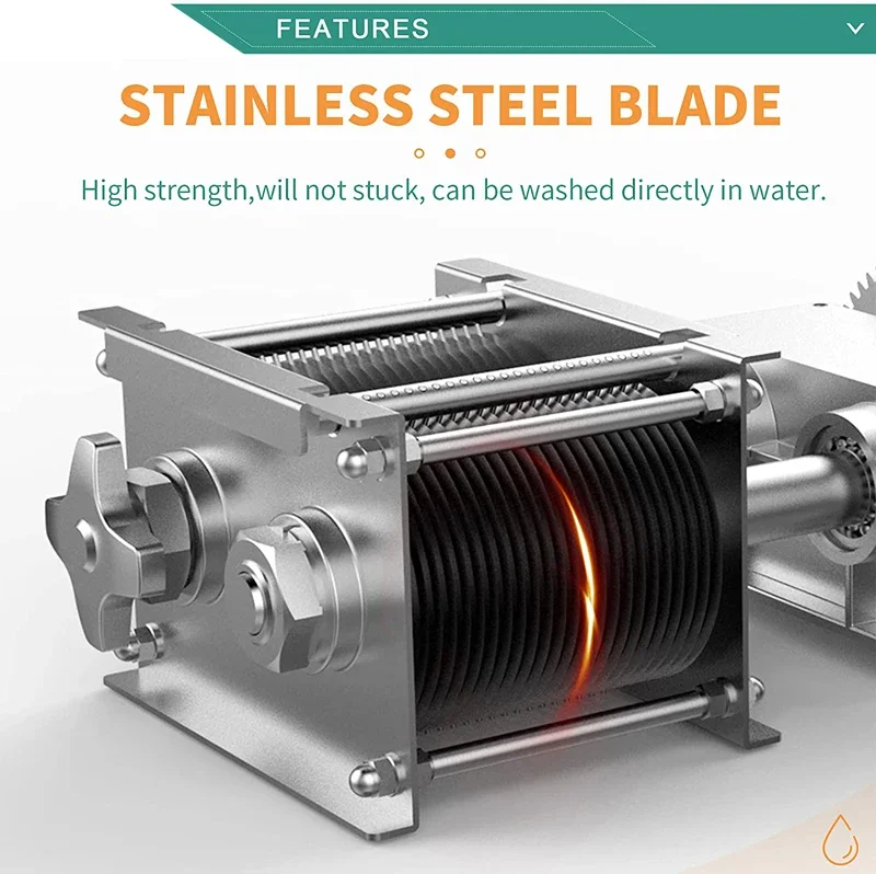 Electric Meat Slicer Machine Commercial Meat Cutting Stainless Steel Meat Grinder Shredder Multi Function Meat Chopper 220v 6