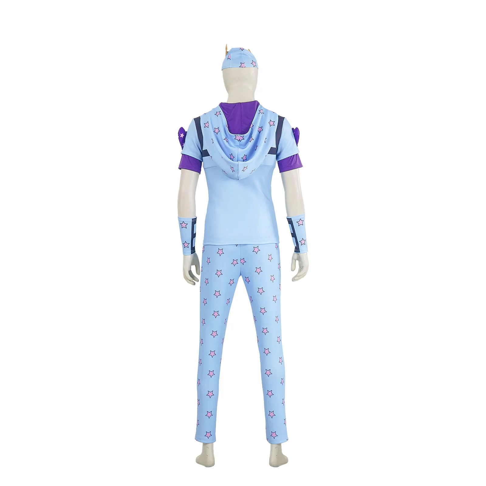 JoJo's Bizarre Adventure: Jonathan Joestar (Johnny Joestar) | Blue Cosplay Costume 32 JoJo's Bizarre Adventure Steel Ball Run Johnny Joestar Cosplay Costume for Adults (Unofficial)