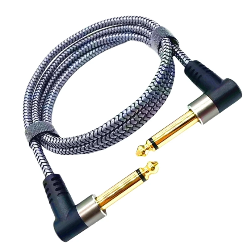 Description Picture 3 of itemGuitar Effects Cable 15/30/50cm Pedal Cable Instruments Patch Cord 6.35 Electric Guitar Effect Wire Metal Head Guitar Accessory