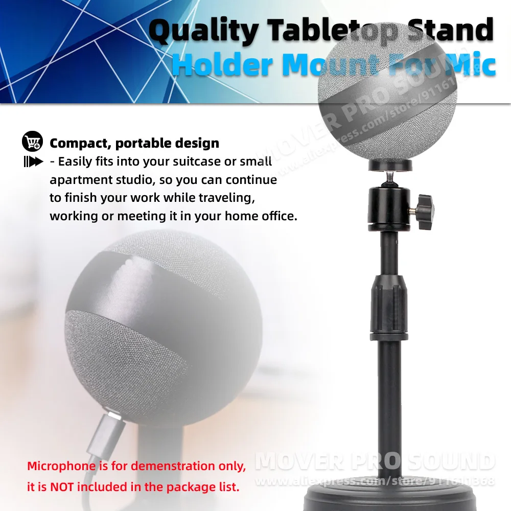 LOGITECH YETI ORB 데스크 마이크 스탠드 탁상용 붐 마이크 홀더 테이블 데스크탑 받침대 마이크 마운트 브래킷 용 부품 액세서리
