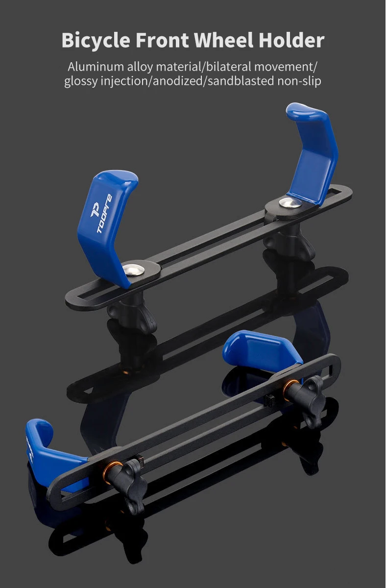 TOOPRE Fahrrad Vorderradhalter Mountainbike Straßenrad Gruppe Befestigungsrahmen Lenker Anti Away Tool – Detail 5