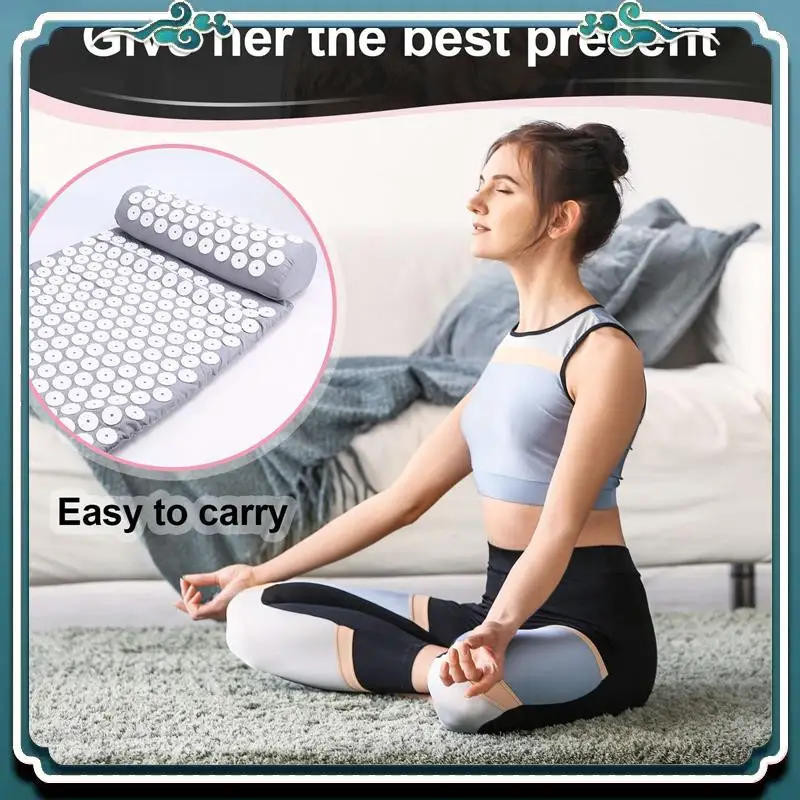 A65G-침술 마사지 매트 요가 매트 등압을 완화하는 마사지 포인트 테라피 매트 요가 매트