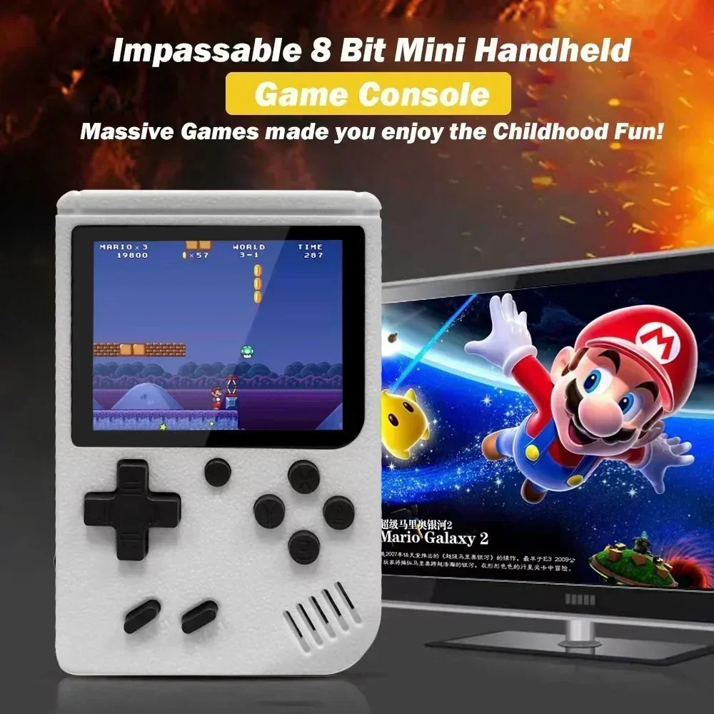 Video game console Portable Retro Mini 8-Bit Handheld Game Player Built-in 400 Games AV Out Console Boy