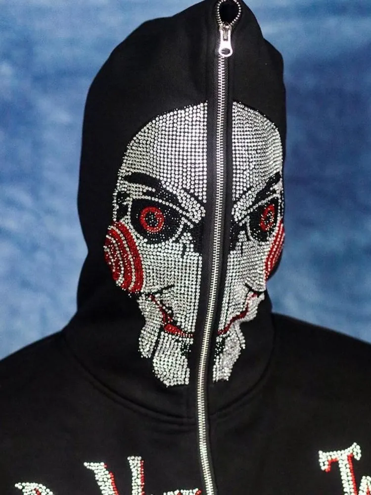 PPFM - balaclava hoodie skull 原宿 y2k PPFM - balaclava hoodie skull 原宿 y2k Yahoo!オークション - Rare