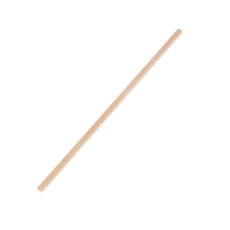 100 Pcs/Pack Eco-friendly Extended Kraft Paper Straws Wedding Celebration Birthday Party Decoration Event Supplies