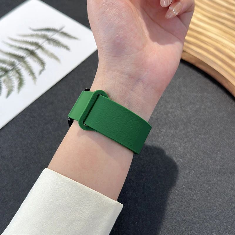 Enhanced Sport Magnetic Silicone Watch Strap - Universal Fit