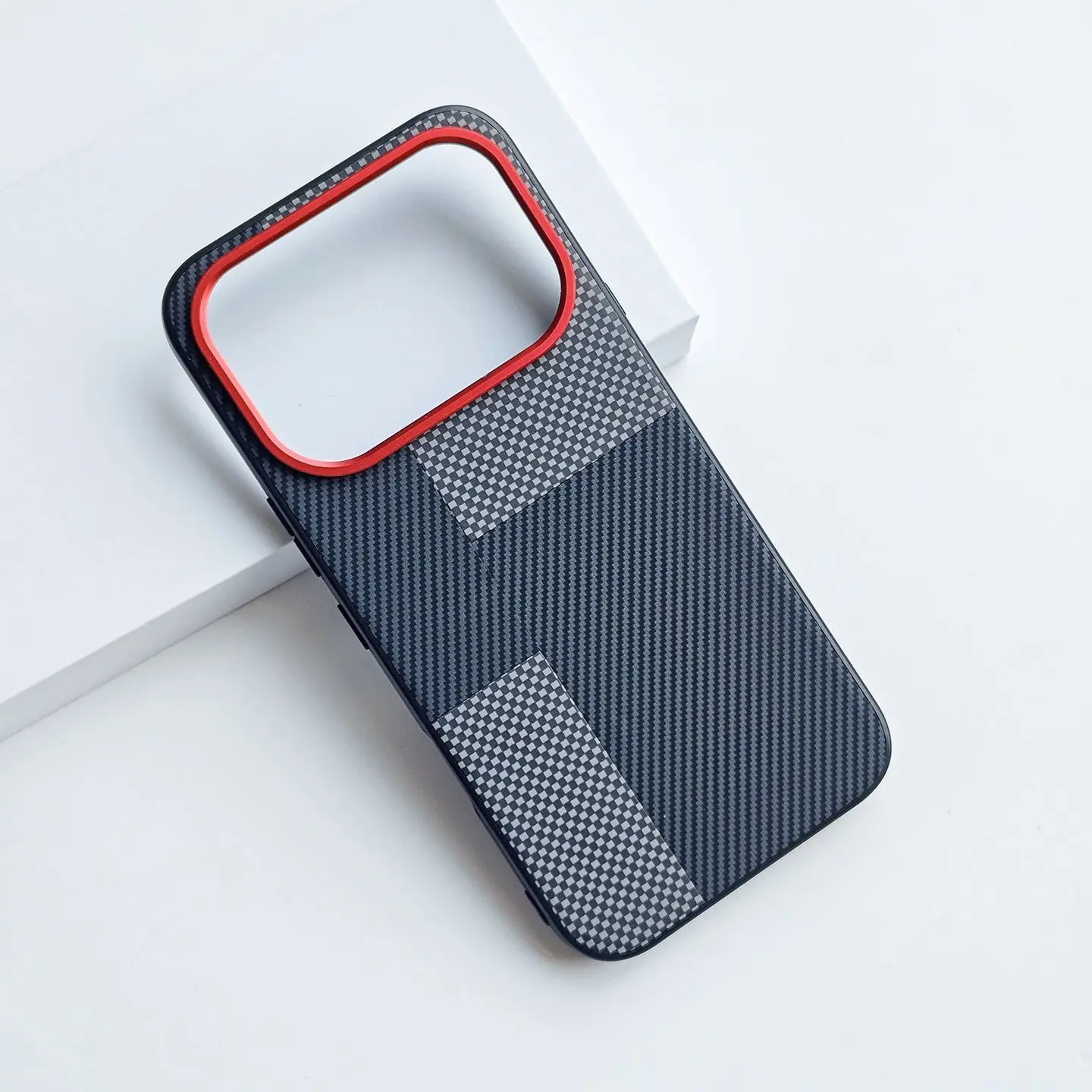 Luxury Kevf Textured Leather Anti-Slip Shockproof Phone Case