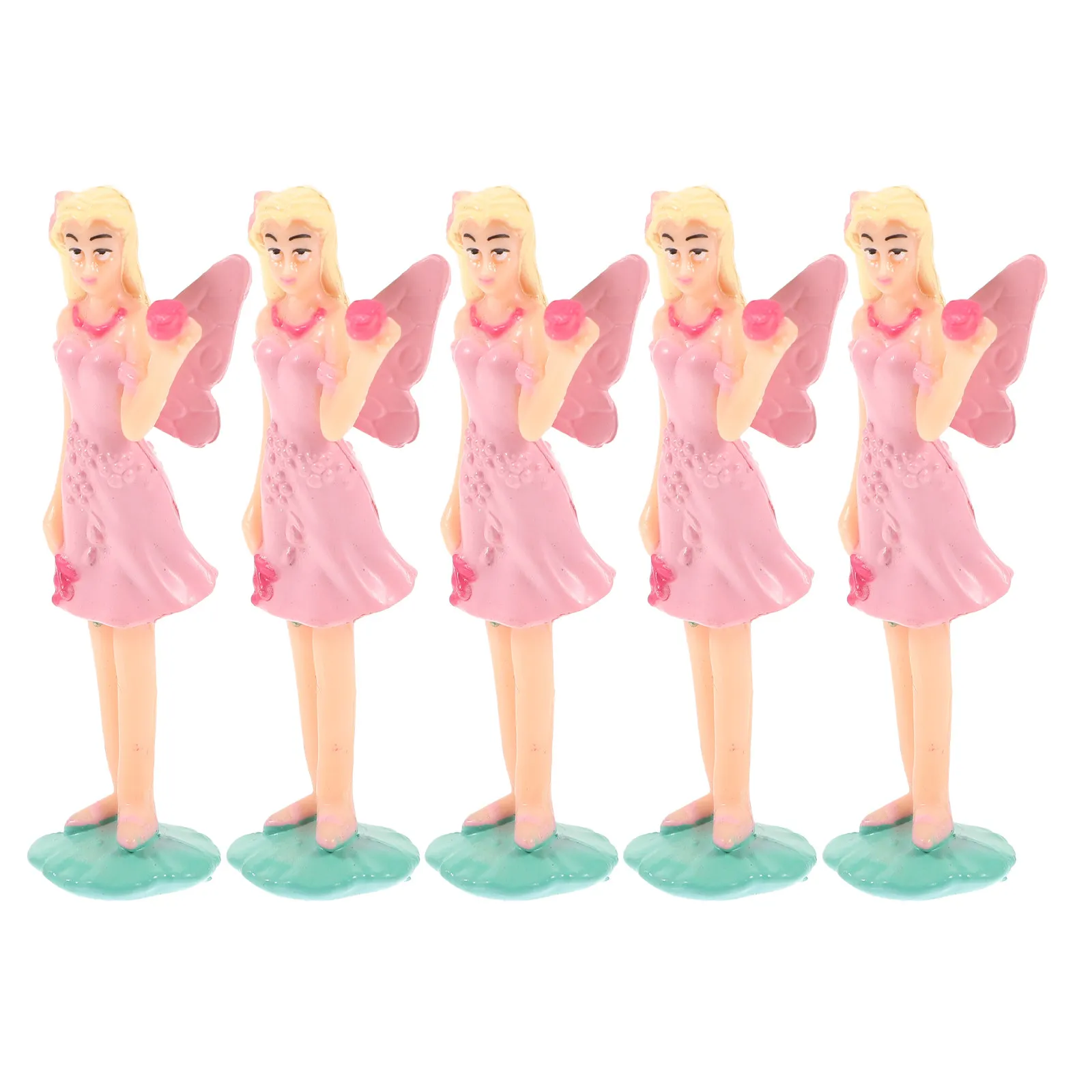 5Pcs 뮤직 박스 공급 댄스 발레 공연자 세트 매력적인 와인드 업 발레 댄서 액세서리 교체 장식