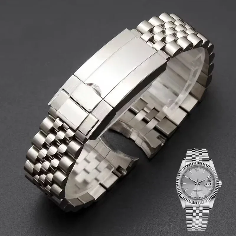 Per Rolex Sub Gmt Yacht Daytona Cinturino Per Orologio Da Uomo Bracciale Di Lusso Parti Mod Accessori Di Ricambio Bracciale Per Orologio Jubilee 20Mm