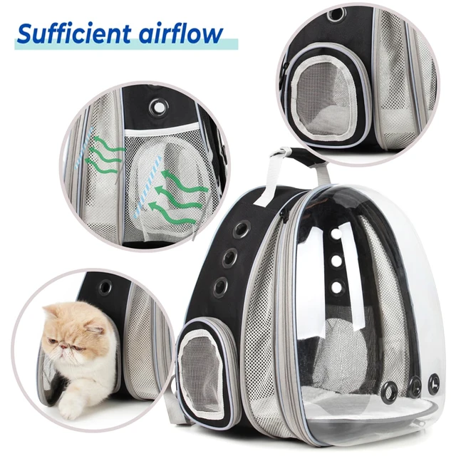 Cat bags portable and transparent space capsules breathable Pet Travel Carrying Backpack puppies to walk outdoors Backpack 3