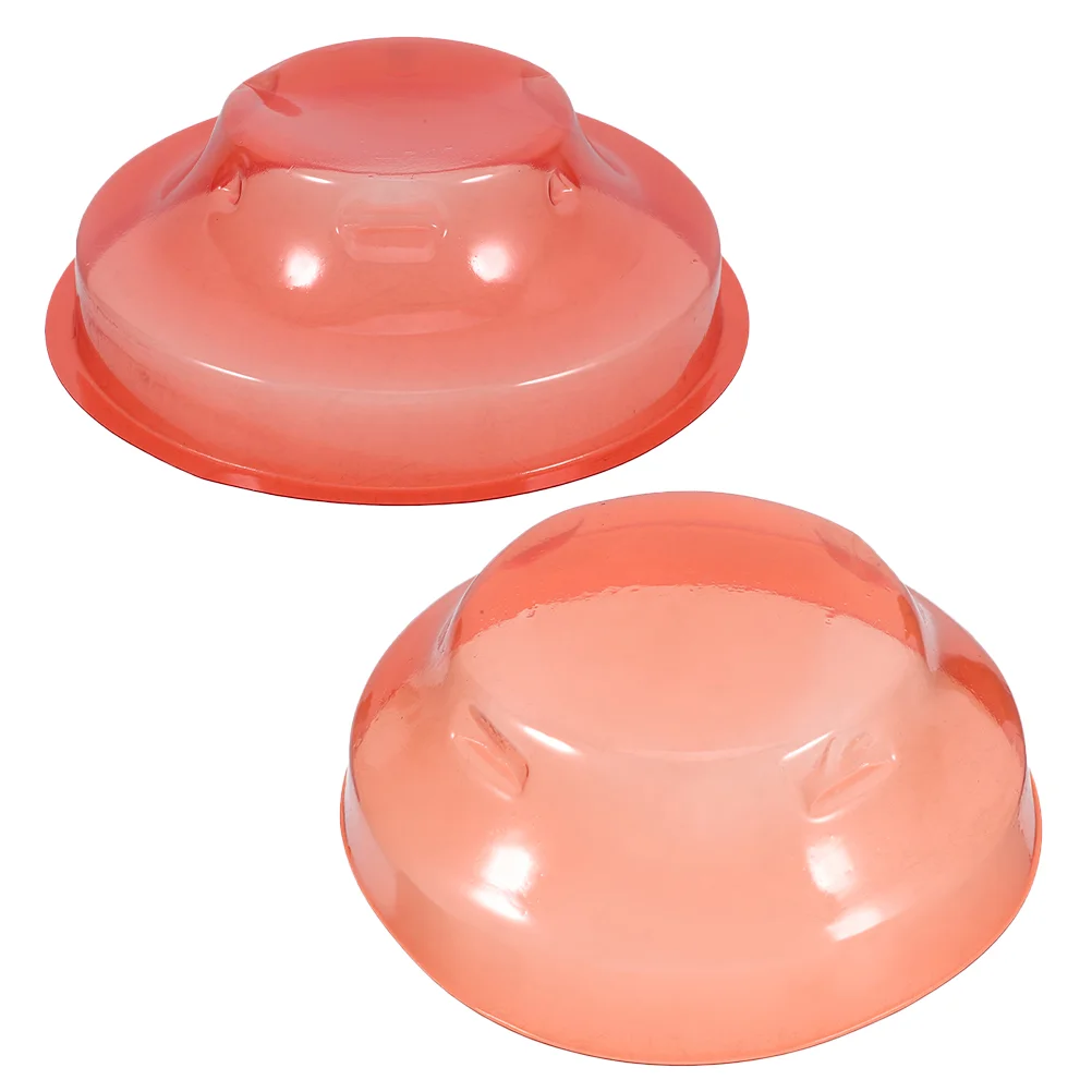 2 Pcs Smoke Cover Plate Covers Dust Machine Alarm Decorative for Detectors
