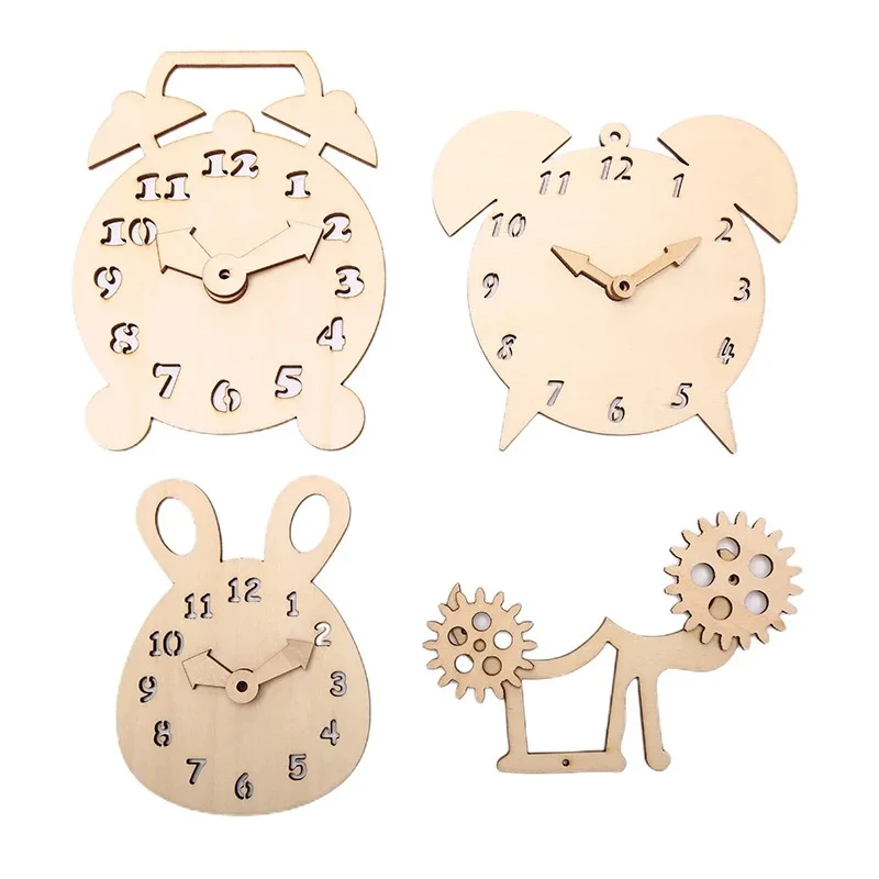 DIY Busy Board Wooden Accessories Chip Busy Board Graffiti Accessories  Hook Wild Animal Sheep Water Valve Chip Educational Toys
