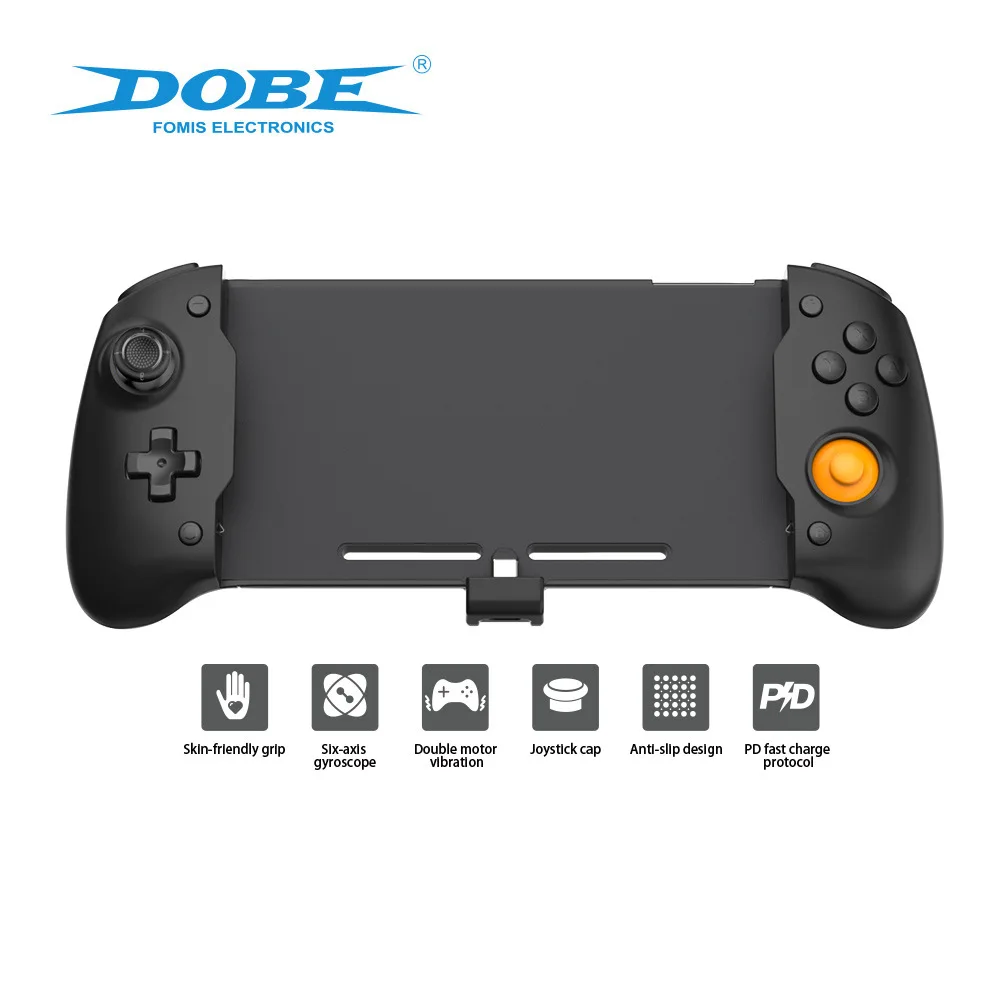 DOBE Wireless Gamepad Six-Axis Vibration Gaming Joystick for Nintendo Switch / Switch OLED Console Game Controller Grip TNS-1125