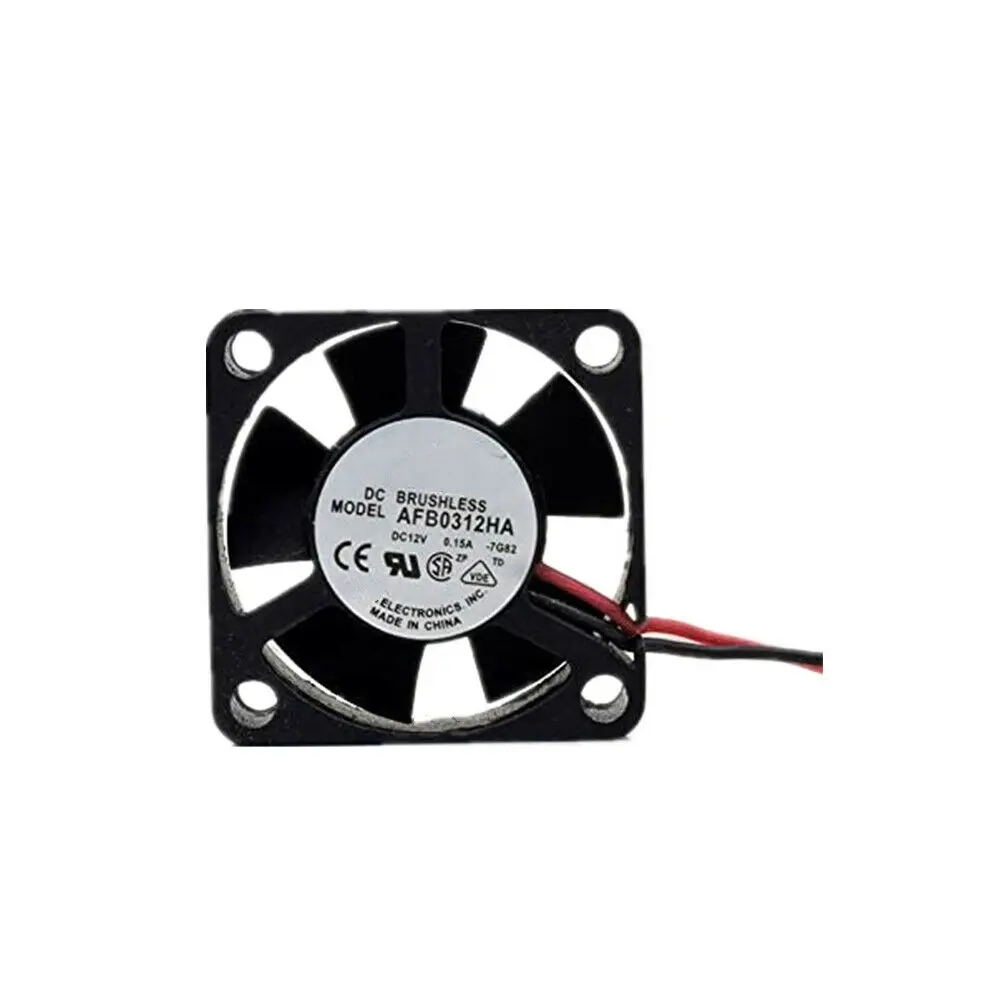 서버 사각 냉각 선풍기 쿨러, AFB0312HA, 12V, 0.15A, 3 핀, 30x30x10mm