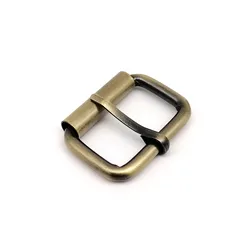 Durable Metal Pin Buckle for Leather Accessories Repair (Brush antique brass)