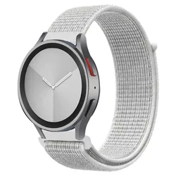 Premium Nylon Loop Sports Band - Adjustable Wrist Strap - 22mm watch band (20 Summit white)