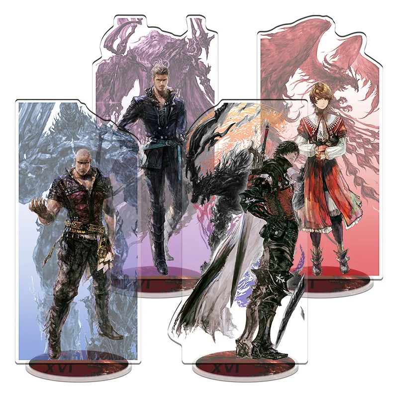 

Final Fantasy Action Figure XVI Host PC Game Perimeter Battle Character Stand Card Acrylic Material Kid Gift Collection Ornament