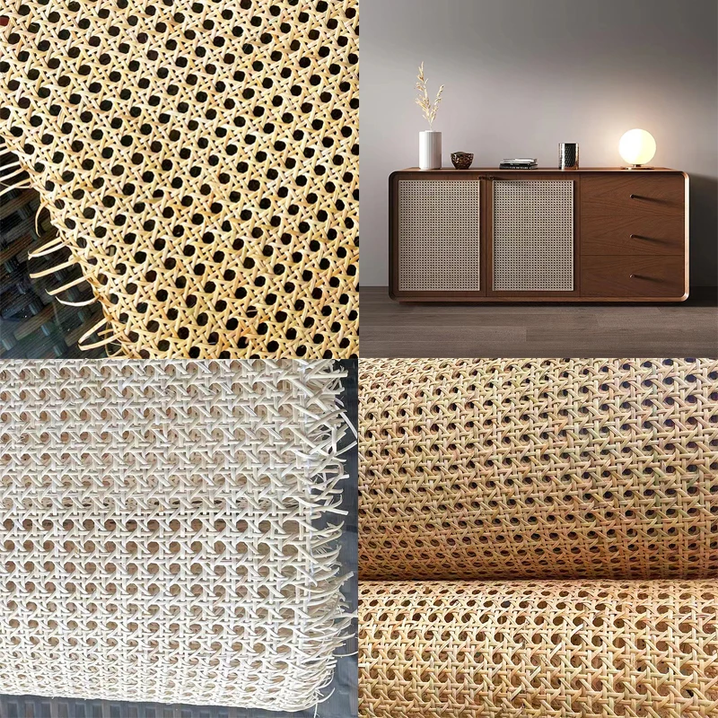 

20-40-45-50cm Real Rattan Webbing Roll Cane Wicker Sheet for Chair Table Furniture Repairing Material Creativity DIY Weaving Hot