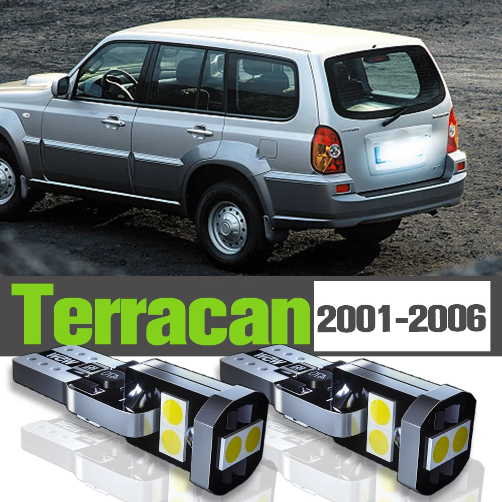 

2x LED License Plate Light Accessories Lamp For Hyundai Terracan 2001-2006 2002 2003 2004 2005