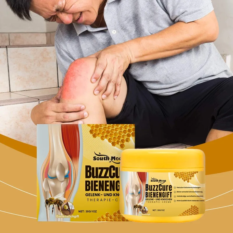 Bee Venom Cream Relieves Discomfort Massage Care Soothing Arthritis Rheumatism Apply Cream for Joint Shoulder and Neck Pain