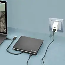 de unidade óptica portátil, USB 3.0, Tipo-C,