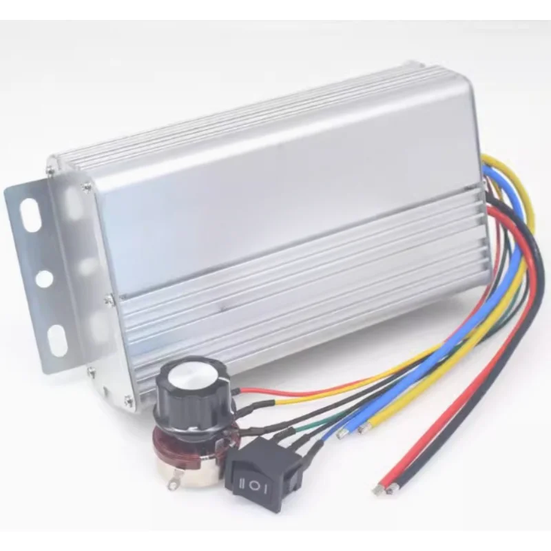 DC 12-60V 70A 4000W PWM DC Motor Speed Controller Brush Motor Regulator Forward and Reverse Switcher 12V 24V 36V 48V
