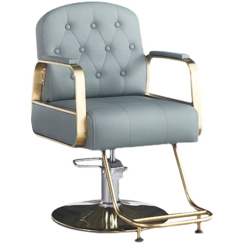 

Factory Wholesale Light Luxury Modern Hair Salon Haircut Hair Cutting Barber Chair Barbershop Furniture