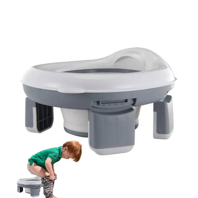 

3 In1 Multifunction Children's Pot Portable Foldable Baby Training Seat Easy To Clean Travel Toilet Seat Foldable Baby Potty