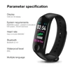M3 Plus Smart Sports Watch Silicone Waterproof Bracelet Heart Rate Blood Pressure Monitor Fitness Tracker Smart Watch 6