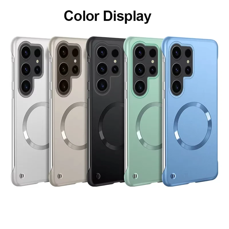 Enhanced Metallic Paint Cooling Phone Case with MagSafe Compatibility