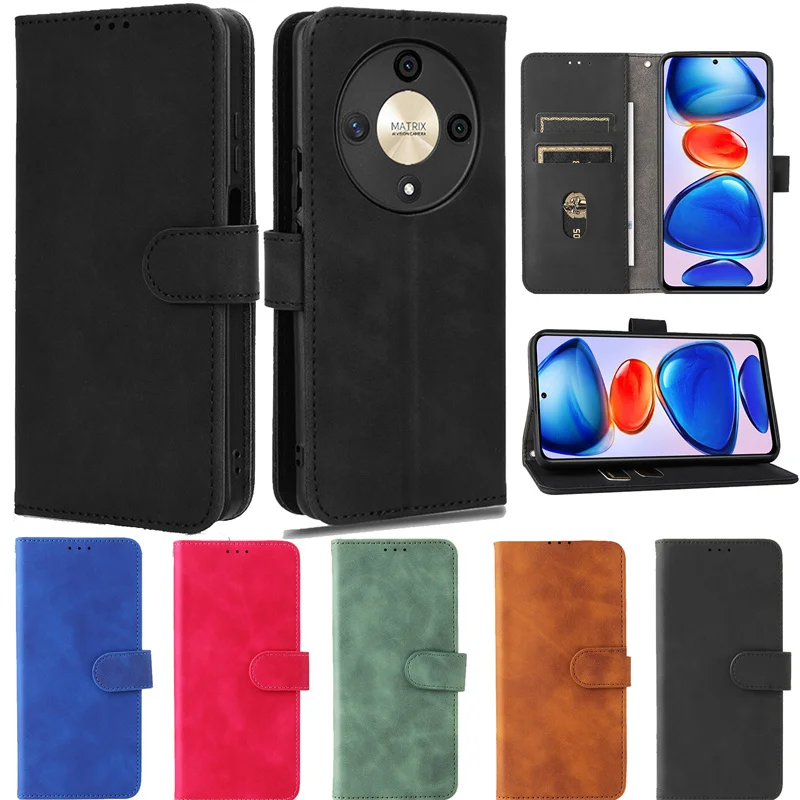 Honor Magic6 Lite Custodia Magic6Lite Per Honor Magic6 5 4 Lite Pro Cover Per Telefono Custodia Magnetica Per Portafoglio Coque Donna Uomo Borsa Carca