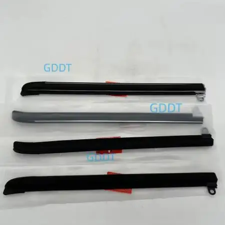 랜드크루저 프라도 120 2003-2009용 외부 윈도우 고무 2개, 렉서스 GX470 75670-60070 몰딩, 크롬 또는 블랙
