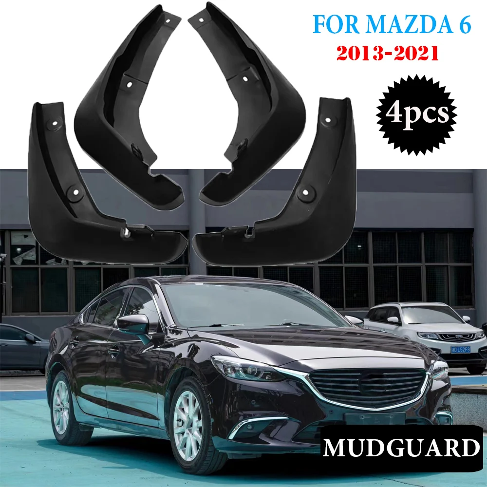 

4 шт./комплект, передние и задние щитки от грязи для Mazda 6 GJ GL Atenza 2013-2021