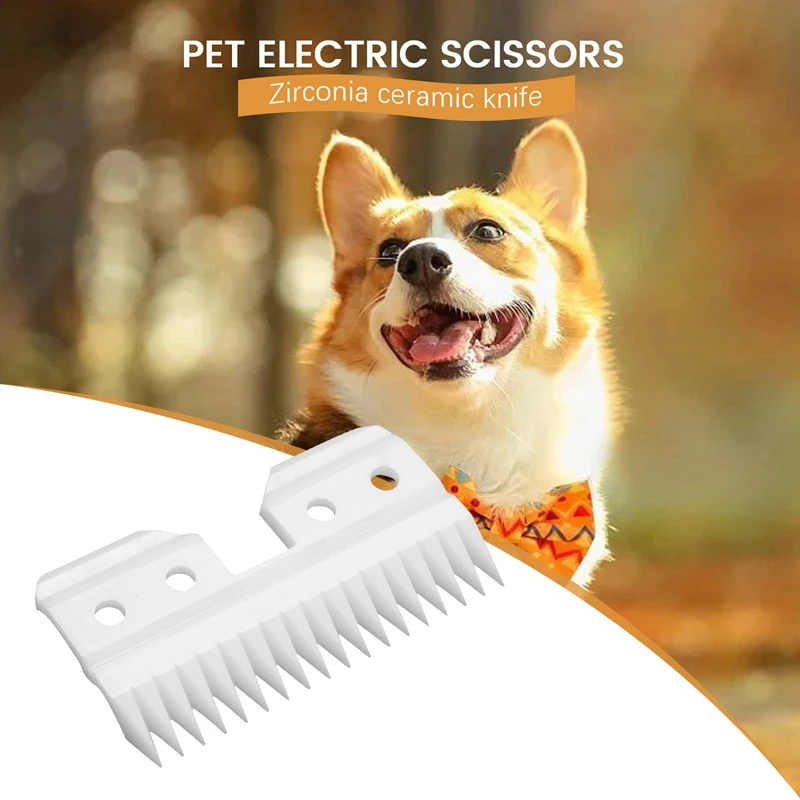 10Pcs Replaceable Ceramic 18 Teeth Pet Clipper Cutting Blade Oster A5 Series animal clipper razor blade