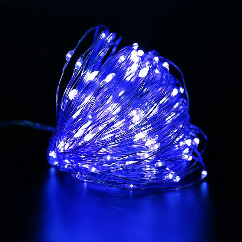 thumbnail image 1 of Guirnalda de luces LED de alambre de cobre de 2/5/10 m con pilas, para decoración de interiores, fiestas, bodas y Navidad, 1 of 5